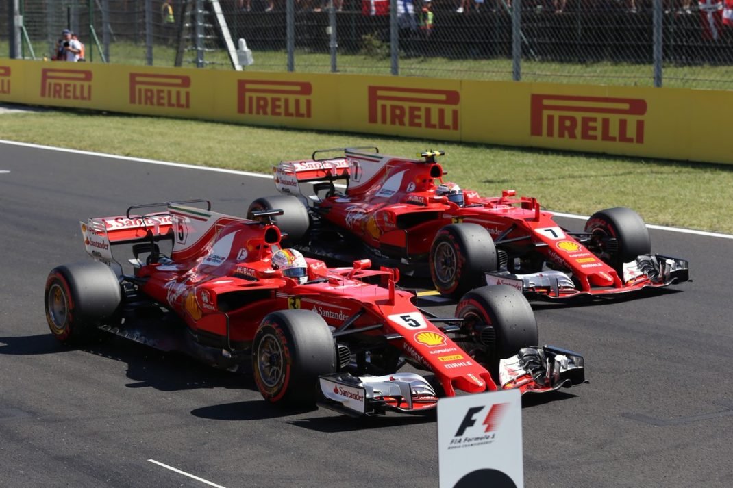 Foto de Classificação: Largada na Hungria vai contar com os dois carros da Ferrari na primeira fila