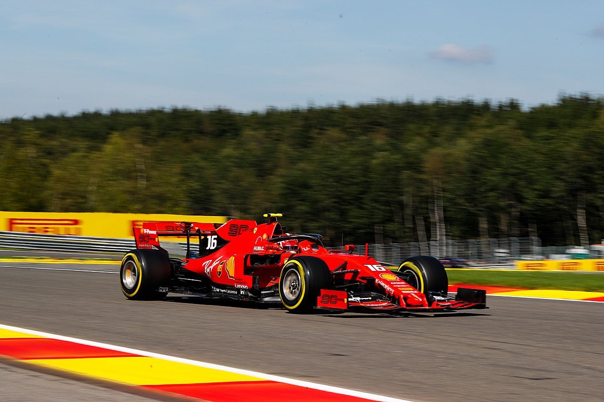 Foto de TL2 Bélgica – Charles Leclerc confirmou a boa performance da Ferrari, superando a Mercedes por 0s8