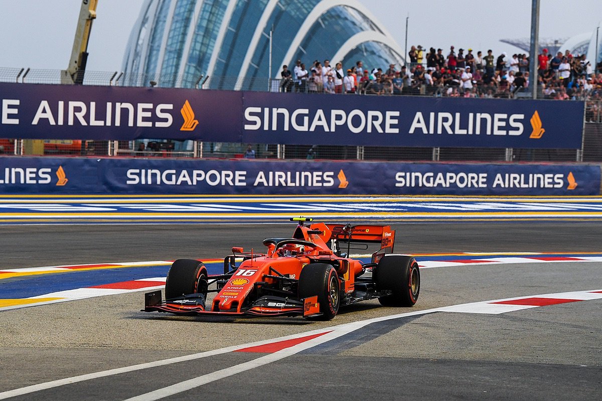 Foto de TL3 Singapura – Charles Leclerc superou Hamilton, despertando chances da Ferrari para boa classificação