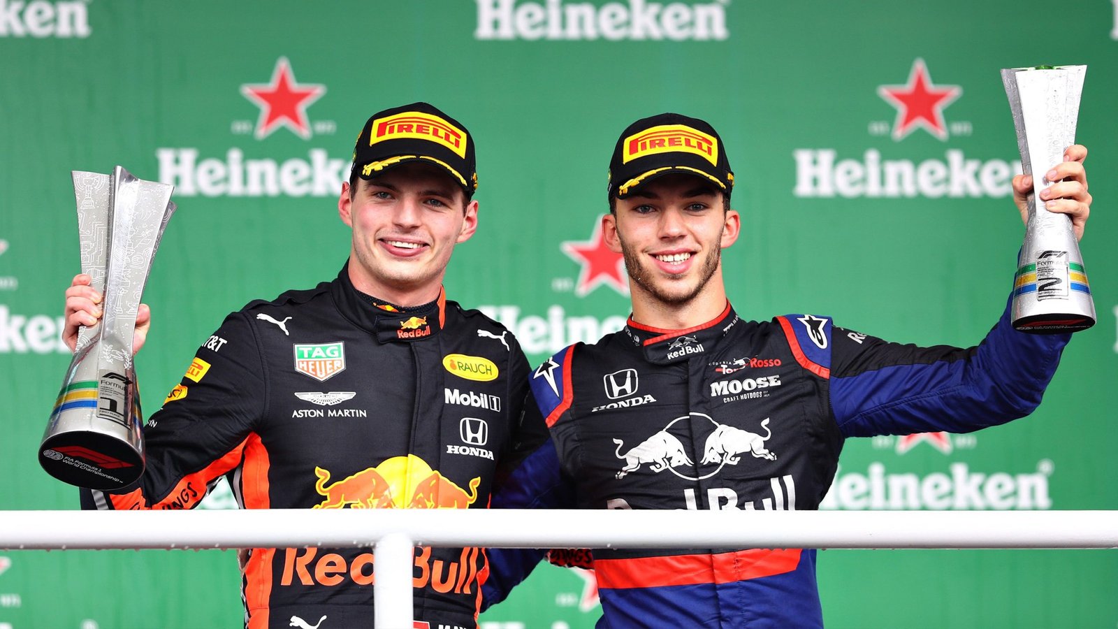 Foto de GP do Brasil – Max Verstappen venceu corrida movimentada, com Pierre Gasly na segunda posição