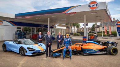 Foto de McLaren confirma patrocínio da Gulf Oil