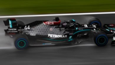 Foto de Classificação Estíria – Hamilton conquista pole diante de pista com pouca visibilidade