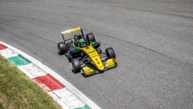 Foto de Caio Collet larga da segunda posição em Monza no sábado