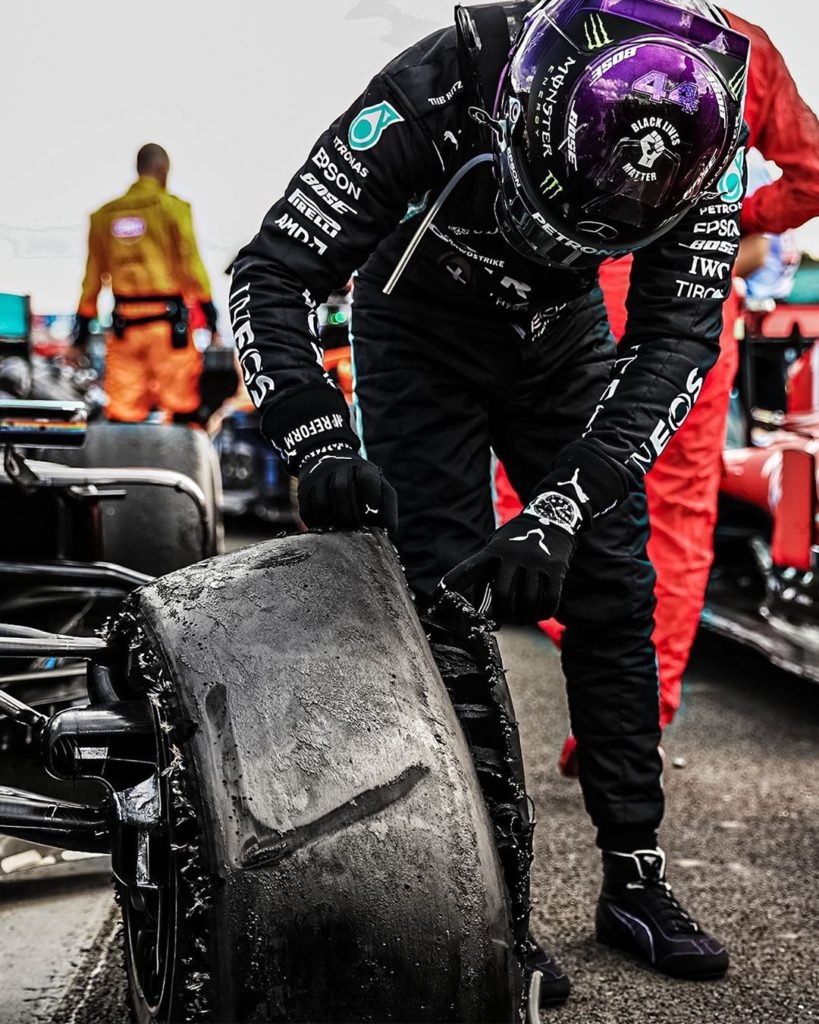 Chegada de Lewis Hamilton para o GP da Hungria