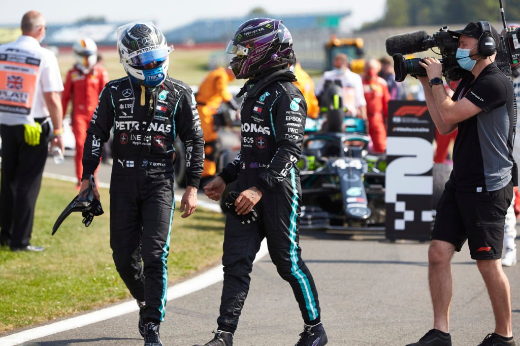 Valtteri Bottas e Lewis Hamilton - GP de 70 Anos - Foto: Daimler