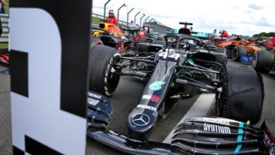 Foto de GP da Inglaterra – Hamilton vence corrida com final surpreendente, o inglês cruzou a linha de chegada com três pneus