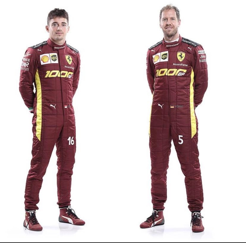 Charles Leclerc e Sebastian Vettel - Foto reprodução