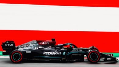 Foto de Lewis Hamilton lidera dobradinha da Mercedes no TL2 do GP da Áustria