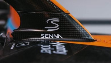 Foto de McLaren presta homenagem para Ayrton Senna no MCL36 a partir de Mônaco