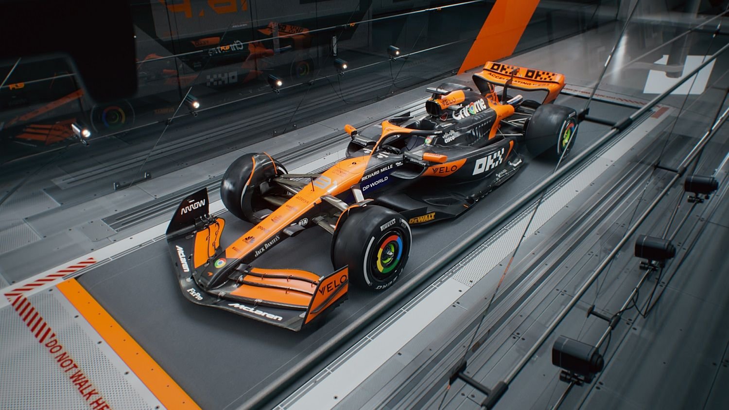 McLaren abre a temporada 2024 revelando a pintura que será usada no MCL38