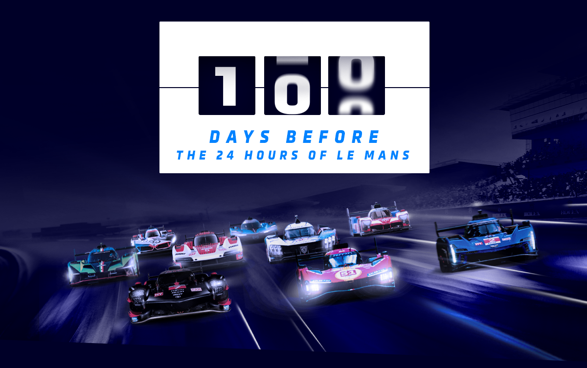 Contagem Regressiva: 100 Dias para as Emocionantes 24 Horas de Le Mans