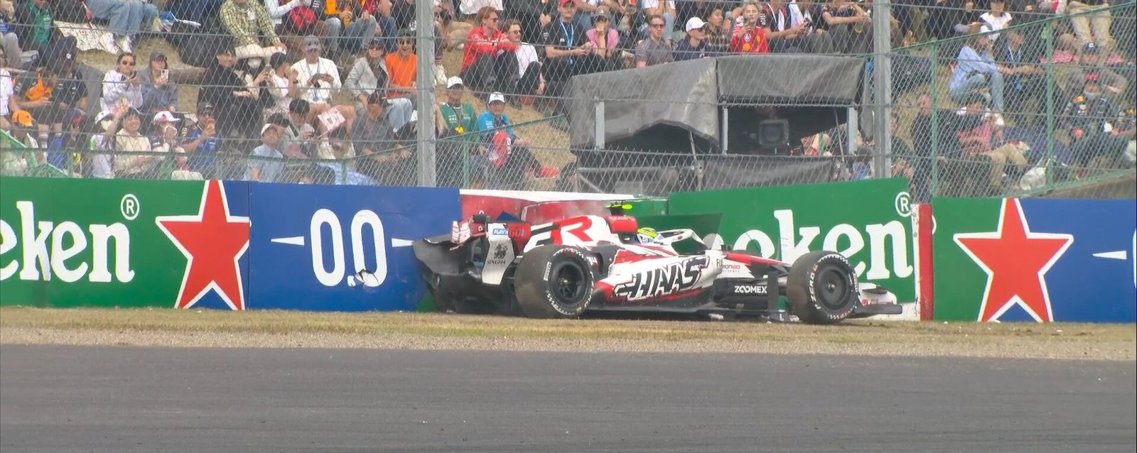 Oliver Bearman se culpa por forte acidente no Japão