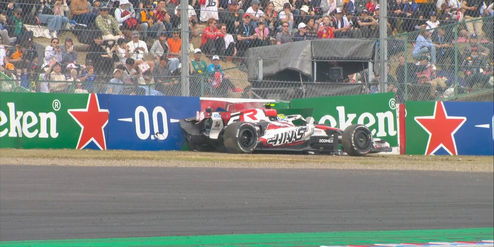 Atualização sobre o estado de saúde de Oliver Bearman após grave acidente no GP do Japão