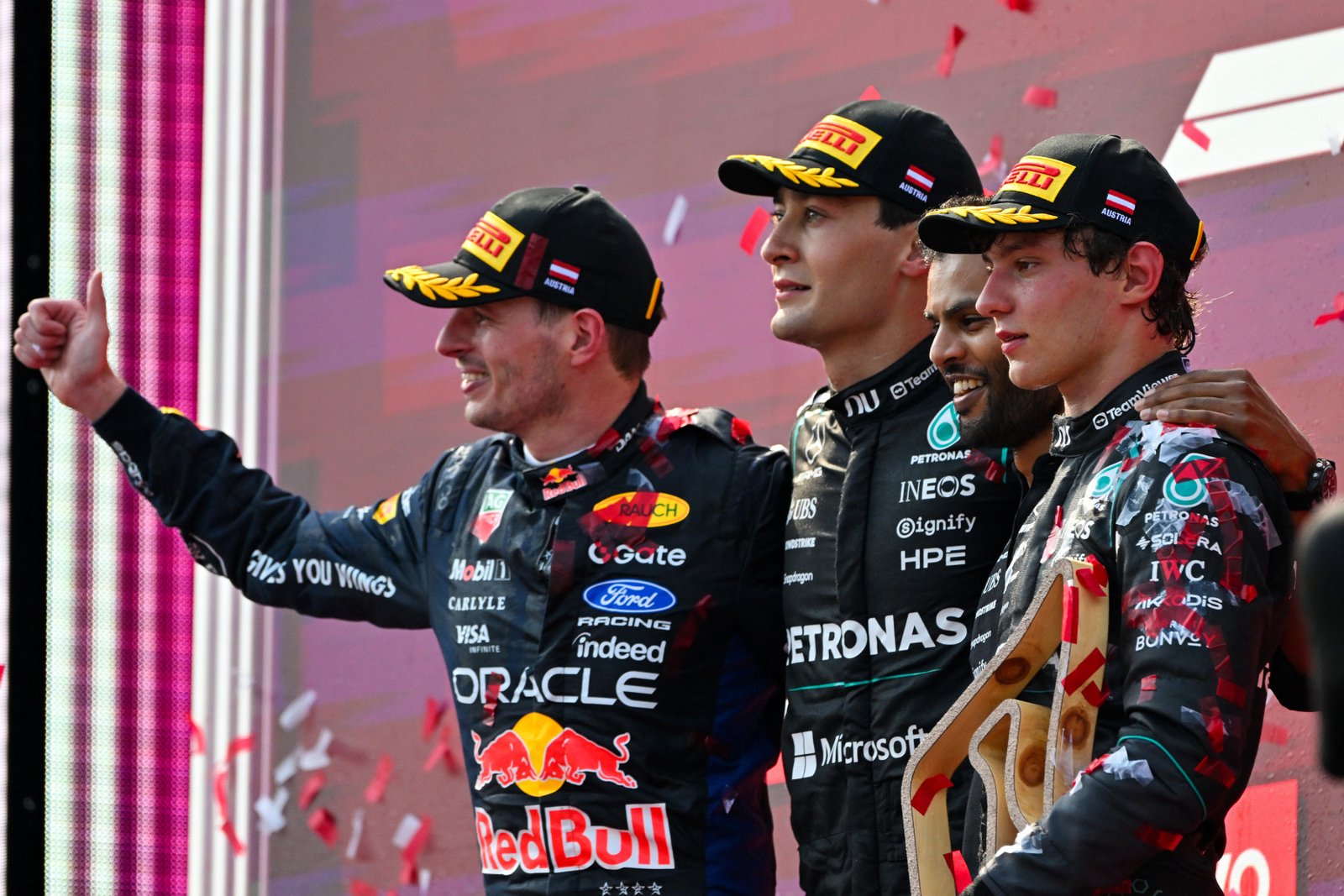Estratégia de duas paradas decide o GP da Áustria e expõe falha da Ferrari